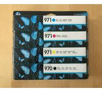 Genuine HP Ink Multipack - HP 970 BLACK + HP 971 COLOURS (INC VAT) BOXED 2018