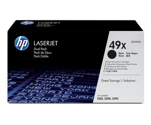 Genuine HP Q5949XD Dual Pack 49X Black 1320 3390 3392 A-