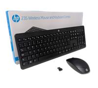 Genuine HP Wireless Keyboard Mouse Set UK QWERTY Layout 2.4GHz USB Quiet Slim