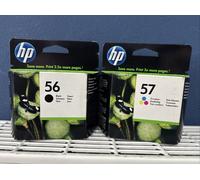 Genuine HP56 Black HP57 Tri-colour Ink Cartridge Expired Nov 2012 FREE POST