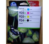 Genuine HP934XL HP935XL Multipack X4E14AE 4 Pack of Ink Cartridges
