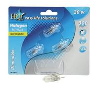 Genuine HQ 3 x 12v 20w G4 Clear Halogen Capsule Bulbs / Lamps
