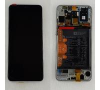 Genuine Huawei P30 Lite (MAR-L21) LCD Assy +Frame +Batt New Pearl White 02352RQC