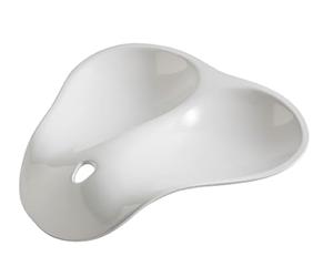 Genuine Hutzler Gourmac Twin Spoon Kitchen Utensil Melamine Rest Holder - White