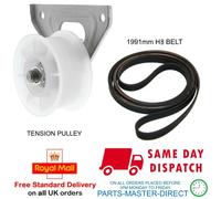 GENUINE INDESIT CONDENSER TUMBLE DRYER PULLEY TENSION WHEEL & BELT 1991mm pmd