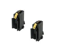 Genuine Indesit Washing Machine Carbon Brush & Holders (Black) C00251802