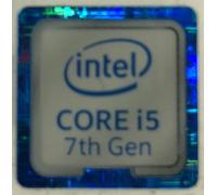 Genuine Intel Core i5 Inside Case Badge Sticker (7th Generation) 18mm x