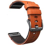 Genuine Italian Cowhide Leather Quickfit Watchband For Fenix 7X 7 Watch Easyfit Wrist Band 22 26mm Original Strap