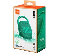 JBL Clip 4 Eco Wireless Bluetooth Speaker, Waterproof with 10 Hours of Battery Life, Green