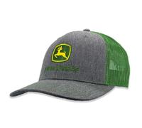 Genuine John Deere Grey Cap with Green Mesh Back, MC13083346GR
