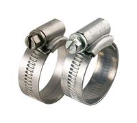 Genuine Jubilee Clip 1A 22-30MM Hose Fuel Clamp Worm Drive Petrol Pipe Line - Double