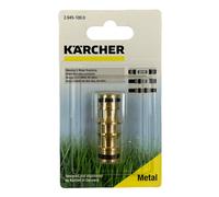 GENUINE KARCHER 2 Way Brass Joiner Connector Hose Joining (2645100 2.645-100.0)