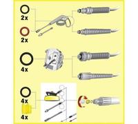 Genuine Karcher K1 K2 Replacement O-ring set 26407290.