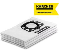 Genuine KARCHER WD4 WD5 WD6 MV4 MV5 MV6 Vacuum Cleaner Fleece DUST BAGS X 4