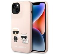 Genuine Karl Lagerfeld Karl & Choupette MagSafe Silicone Case iPhone 14 Plus