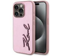 Genuine Karl Lagerfeld Karl's Signature Logo Impact Case For iPhone 15 Pro Max
