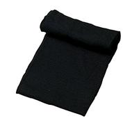Genuine Knitted 100% Wool Scarf, US Made - Black -