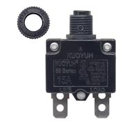 Genuine KUOYUH 15A 88 Series Circuit Breaker, Push-to-Reset
