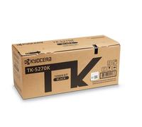 Kyocera TK-5270K Black Original Toner Cartridge KYOTK5270K. Compatible with P6230cdn, M6230cidn and M6630cidn, 1T02TV0NL0, Standard