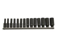Genuine Laser Tools Deep Impact Socket Set 1/4"D 14pc - 5962