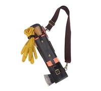 Genuine Leather Axe Holster Hatchet Tool Sheath Felling Wedge Pouch with Adjustable Carry Strap for Outdoor Camping
