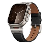 Genuine Leather Bands for Apple Watch Ultra 3 2 Band Series 11-1/SE Men