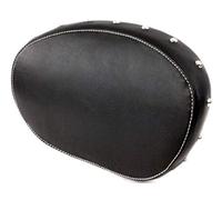 Genuine Leather Black Studded Motorcycle Passenger Backrest Pad for 2014-2020 Indian Motorcycles Like Chieftain Dark Horse Chief Classic Springfield ref 2879666-02 Studs Seat Quick Release Sissy Bar