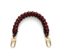 Genuine Leather Braided Handle compatible with Neonoe Strap for Metis Noe BB NM Beaubourg Hobo, Burgundy, M