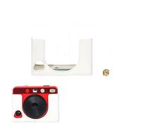 Genuine Leather Camera Case Compatible with Leica Sofort 2, Full-Body Protective Cover with Precise Cutouts for Instant Film Photography and Daily Use (White)