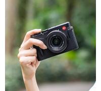 Genuine Leather Camera Half Case With Handle Grip For D-LUX8 LUX8 Protect Cover (Black Case Only)