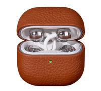 Genuine Leather Case for Huawei FreeClip 2, Fully-Wrapped Skin-Friendly Headphone Cases Shockproof Protective Protective Hard Cover Compatible with Huawei FreeClip 2