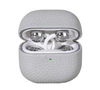 Genuine Leather Case for Huawei FreeClip 2, Fully-Wrapped Skin-Friendly Headphone Cases Shockproof Protective Protective Hard Cover Compatible with Huawei FreeClip 2