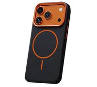 Genuine Leather Case For IPhone 17/17Air/17Pro/17Pro Max, Scratch Resistant Ultra-Slim Case, Magnetic Lens Protection Fashion Cover(Black,17)