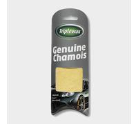 Genuine Leather Chamois Tube, Silver One Size