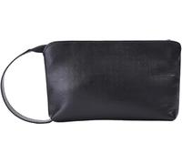 Genuine Leather Clutch Bag for Women Wristlet Handbag Retro Phone Bag Large Capacity Wallet Purse(Black)