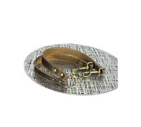 Genuine leather double dog pet lead leash splitter coupler (Only Coupler)