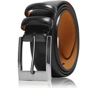 Genuine Leather Dress Belts For Men - Mens Belt For Suits With Single Prong Buckle - Designed in the USA