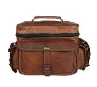 Genuine Leather DSLR SLR Vintage Camera Shoulder Messenger Bag Camera Satchel