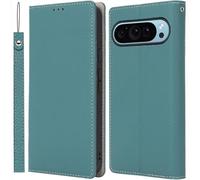 Genuine Leather Flip Case For Google Pixel 10 Pro XL/10 Pro/10 - Wallet Folio With Card Slots, Shockproof Protection & Business Style(Blue,10 Pro XL)