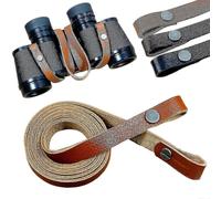 Genuine Leather Handmade Binocular Dc Camera Shoulder Neck Case Strap Kit 2025