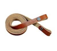 Genuine Leather Handmade Binocular DC Camera Shoulder Neck Case Strap kit Yellow