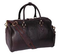 Genuine Leather Holdall Weekend Cabin Travel Gym Sports Duffle Casual Bag Brown A21