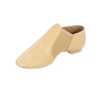 Genuine Leather Jazz Dance Shoes Children Shoes For Men And Women Salsa Dance Shoes No-Slip On Jazz Shoes Ballet Belly For Hip Hop(Khaki,34)
