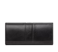 Genuine Leather Purse RFID Blocking Ladies Wallet Credit Card Holder Multi Compartment Wallet Phone Bag Coin Purse Women Change Pouch Red, Black, Modern