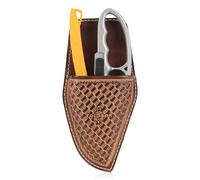 Genuine Leather Ratchet Pruning Sheath Garden Tool Belt Pouch for Shears Secateurs Scissors Holster