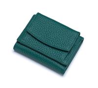 Genuine Leather RFID Blocking Wallet Slim Anti-Credit Card Fraud Card Holder Organizer Folding Purse Compatible with Women and Men(Royal Blue)