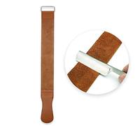 Genuine Leather Sharpening Strop Razor Belt, Leather Strop Belt for Knife Straight Razor (45 x 5 cm)
