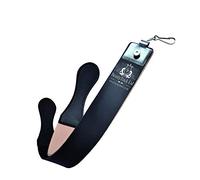 Genuine Leather Sharpening Strop Strap - 20 cm Pure Leather Belt - Classic Shaving Razor Belt for Straight Cut Throat Shaving Razors -