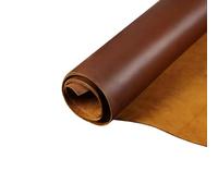 Genuine Leather Sheet, Rectangle Cowhide Leathers, 2mm Thick Full Grain Leather for Crafts Tooling Sewing Wallet Hobby - 21x14cm, Yellow Brown