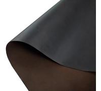 Genuine Leather Sheet, Rectangle Cowhide Leathers, 2mm Thick Full Grain Leather for Crafts Tooling Sewing Wallet Hobby - 21x14cm, Black